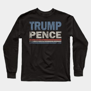 Retro Trump Pence Long Sleeve T-Shirt